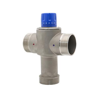 China Stainless Steel Thermostatic Mixing Valve Faucet Water Temperature Control for sale