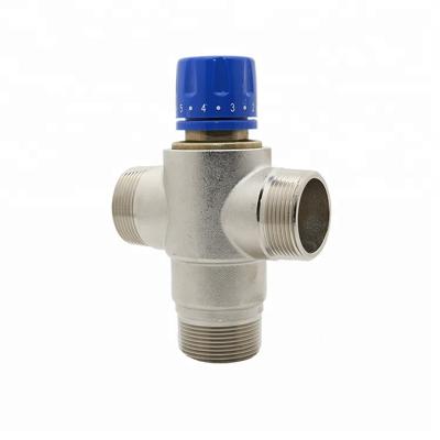 China General Automatically Controlled Temperature Reduction Pressure Brass Mixing Valve for sale