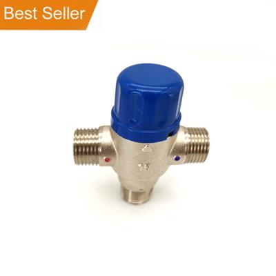 China General Solar Powered Cold Water Mixer Thermostatic Selector Valve Hot Mixing Valve for sale