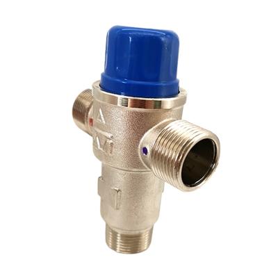 China General 3 Way Diverter Valve Solar Heater Diverter Valve 34 Nickel Plated Thermostatic Valve For Hot Water for sale