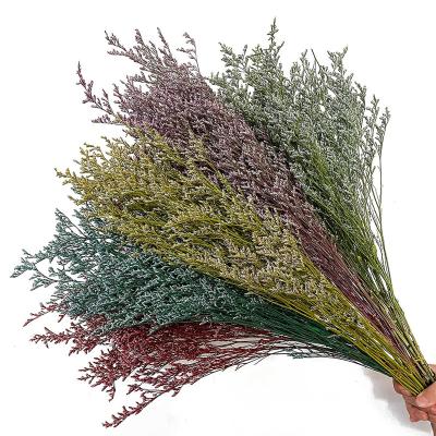 China Wedding Flower Arrangements Yuntu Limonium Wholesale Preserved Caspea Dried Flowers Sea Lavender Lover's Grass For Bouquet Home Decor for sale