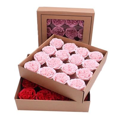 China Beautiful Factory Direct Soap Roses Colorful Wedding Handmade Soap Flower Austin Bouquet Decoration Artificial Flowers for sale