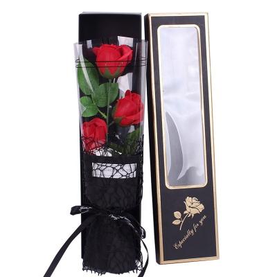 China 2020 Wholesale Custom Fashionable Decorative Soap Flower Boxes Soap Flower Soap Flower Bouquet for sale