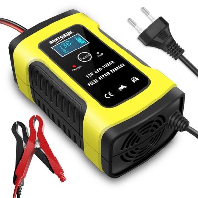 China New China-chic Full Automatic Intelligent Car Battery Charger 12V6A Power Pulse Repair For Truck Motorcycle SUV Auto Parts Tools for sale