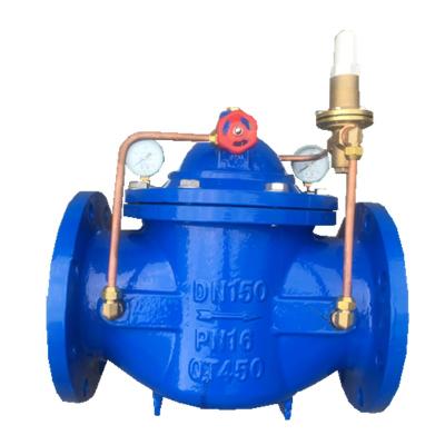 China Malleable Type General Pressure Reducing Valve PN16 QT450 Iron Ball Reduction Valve Pilot Pressure Reducing Valve for sale