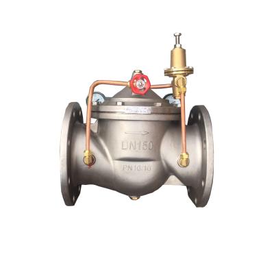 China General Flanged Type PN16 304 Stainless Steel Valve Pilot Pressure Reducing Valve for sale