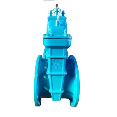 China General Soft Type Seal Cast Iron Flange Gate Valve PN10 PN16 Cast Iron Gate Valve for sale