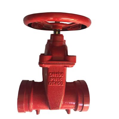 China PN10 PN16 General Groove Stem Dark Gate Valve for sale