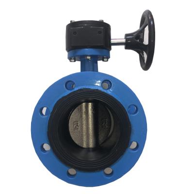 China PN10 PN16 General Turbine Seal Butterfly Valve Iron Flange Butterfly Valve High Performance Soft Malleable Butterfly Valve for sale