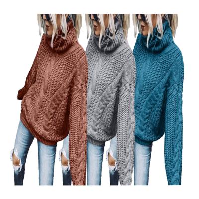 China Hot Sale 2021 Anti-wrinkle Solid Color Jaquard Knit Knitted Sweater Set Oversized Full Crewneck Women Fall Knit Plus Size Sweaters for sale