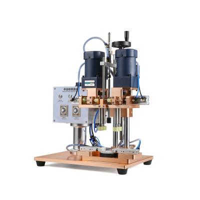 China Semi Automatic Desktop Small Bottle Screw Eyes Food Dropper Bottle Small Eyes Capping Machine for sale