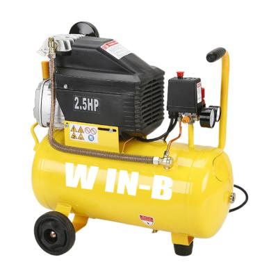 China Mini Portable Electric Piston Spray Paint 1.8KW 2.5Hp 8Bar 50L 220v Lubricated Direct Driven Air Compressor With Low MOQ for sale