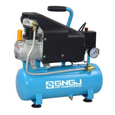 China 1HP 6L PISTON LUBRICATED AIR COMPRESSOR HEAD OIL LUBRICATION DUCT PORTABLE AIR COMPRESSORS MADE IN CHINA for sale