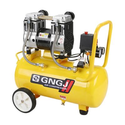 China Mobile Dental Air Diving Compressors Portable Air 24L Oil Free Lower Noise Chair Oil Less Air Compressor for sale