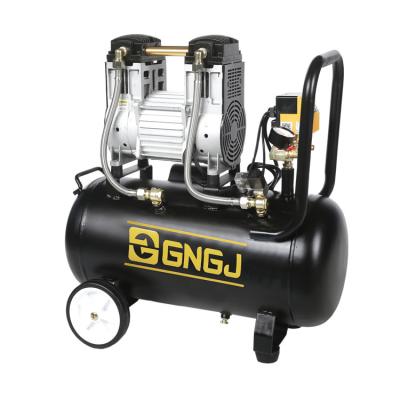 China Chinese Dental Portable Oil Free Air Compressor Supply 1.5KW 2HP 40L Mute Oil Free Air Compressor With More Stable Function for sale