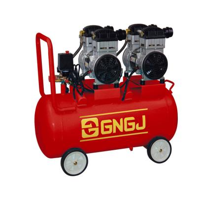 China 2021 New Product Oil Free Air Compressor 8 Bar Piston 2.2KW 3HP 70L Small Oil Free Portable Silent Air Compressor for sale