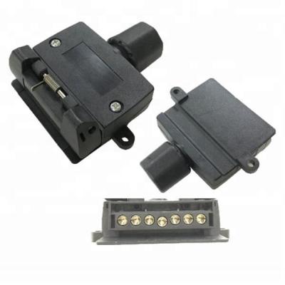 China Trailer Parts Free Sample 7 Pin Way Truck Australia Style Flat Trailer Adapter Plug for sale