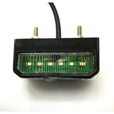 China Plastic Manufacturer Factory Direct Hot Sale Products 6LED 12v/24v Halogen Trailer Ride Tail Light Long Bright Age LED License Light for sale