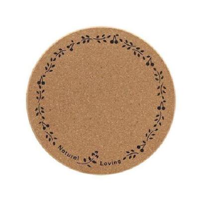 China Eco-friendly Anti Slip Wear Resistant Custom Printed Fancy 3mm Organic Natural Rubber Cork Yoga Mat for sale