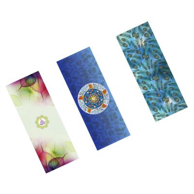 China Eco-friendly Anti Slip Natural Rubber Wear Resistant Personalized Suede Printed Eco-Friendly Custom Yoga Mat Eco-Friendly PU Tape Mat Pilates Gymnastics Yoga Mat With Strap for sale