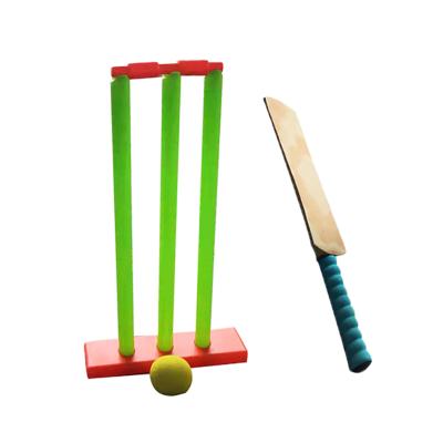 China Hot Selling Goods 2022 NBR+PP Mini Cricket Bats Cricket Set For Kids Outdoor Game for sale