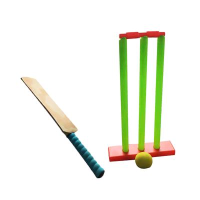 China Hand Made Cricket Bat Cricket Ball Cricket Bat Kids Cricket Set Custom Strong Durable Hardwood Handle for sale