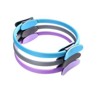 China Lady High Quality Custom Made Fitness Yago Massage Stretch Circle Pilates Ring Fiberglass Yoga Stretching Ring for sale