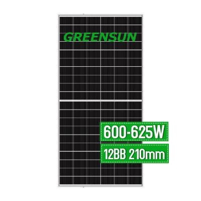 China Greensun Solar Panel 600W 610W 620W 660W 670W 680W Cell 120Cells 600 Watt Half Solar Panel For Solar System GSM 60M-600 for sale