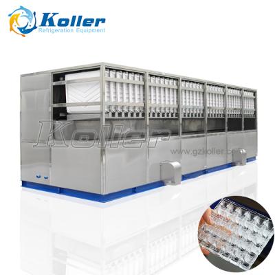 China Industrial SUS304 Koller CV20000 Edible Ice Cube Staineless Steel Large 20 Tons Making Machine For Drink Shops for sale