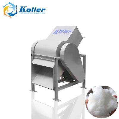 China Guangzhou Koller 100tons stainless steel SUS304 industrial crushed ice machine for cutting block ice into small pieces for sale