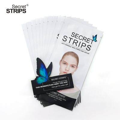 China Anti-Wrinkle Patented New Products 2019 Secret Strips Mask , Hydrogel Wrinkle Pad For Eyes Wrinkle Reduction for sale