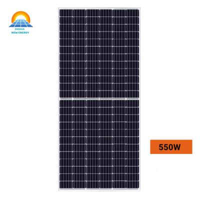 China Mono Solar Module 500W 550W 600W 650W 700W Chinese Factory Half Cell Solar Panel With 25 Years Warranty For Home And Industry US 210*210mm for sale