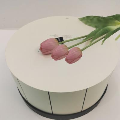 China Recycled Materials China Supplier High End New Design Custom Cosmetic Boxes Eco-friendly High Quality Large Round Paper Box for sale