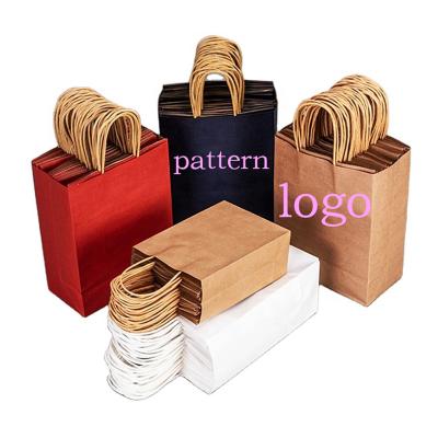 China Printed Recyclable Eco Friendly For Shopping Gift Packaging Personalized Paper Bags , Custom Your Own Logo Paper Bags for sale