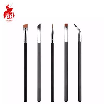 China Angular blush URKUNET-popular high quality angled square flat fine Cangzhou slim eyes vegan liner forehead tresluces brush to make up gift sets for sale