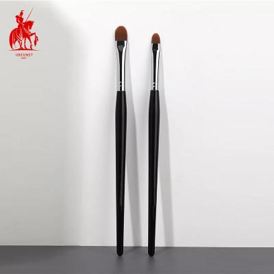 China Wholesale High Quality Flat Brush Private Label Canvas Smooth Flat Best Around Big Mini Thin Beauty Liquid Concealer Setting Brush for sale