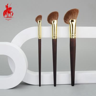 China XGF Flat Brush Goat Propeller Hair Highlighting Brush Residual Powder Repairing Brushes Private Label Nose Eyeshadow Brush for sale