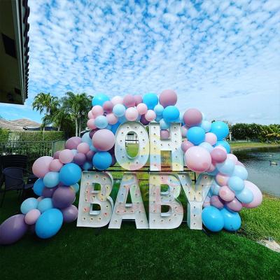 China High Brightness Drop Shipping Big Birthday Numbers Light Up For Party Decorations Marquee Letters For Sale for sale