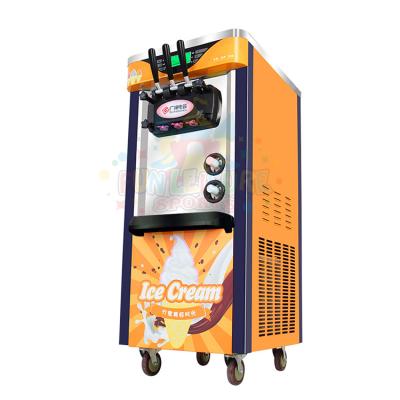 China Commercial bakery frozen yogurt machine three flavors soft serve ice cream machine for sale for sale