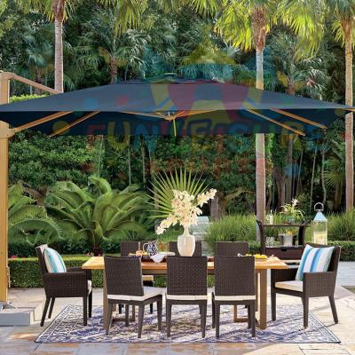 China Durable Commercial Outdoor Shade Tent Parasol Garden Tiki Beach Patio Yard Umbrellas for sale