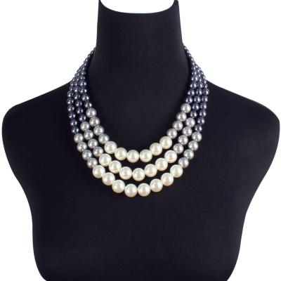 China Hot Sale Fashionable Natural Freshwater Pearl Necklace 18 Inch 7-8mm Round White Pearl Necklace High Quality For Women Gift for sale