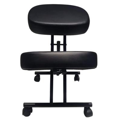 China Modern Swivel Chair (Waist) Kneeling Chair Fabric Office Small Kneeling Iron Ergonomic Orthopedic Ergonomic Adjustable Functional Chair for sale