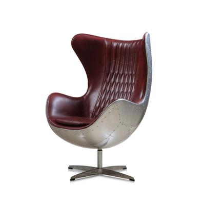 China Adjustable lounge chair aviation furniture (height) office use lounge chair aviation egg chair for sale