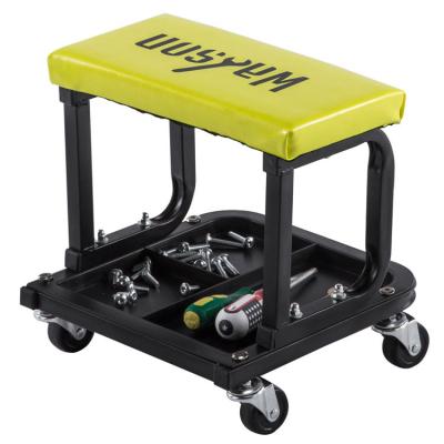 China High Quality Iron Wahson Tool Cart Car Repair Stool Seat Chair With Mechanic Tools Box 29x37x66.5 ISO9001, SGS W32xd31xh31 for sale