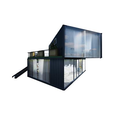 China Customer Request Assembled Stormproof Temporary Prefab Container House for sale