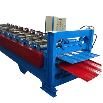 China Roof Sheet Production Color Corrugated Ibr Roof Sheet Roll Forming Machine for sale