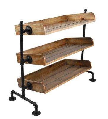 Cina Wholesale design production metal shoe rack online modern Industrial Stand 3-Tier Shoe Rack Shoe Storage Shelf in vendita