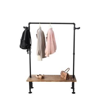 China Factory Supply Garment Display Stand Clothes Hanging Rack Decorative Coat Rack Te koop