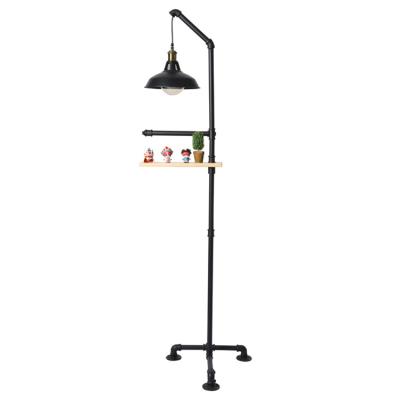 China Loft retro floor lamp sitting area falling industrial retro vertical floor lamp Industrial Pipe Floor Stand Lamp Te koop