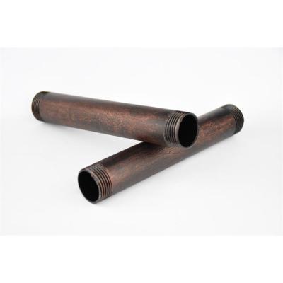 China Black Iron Pipe Wall Decor Fittings For Custom Floating Shelving Flange+pipe zu verkaufen